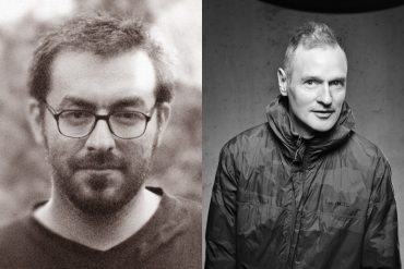 Porya Hatami and Arovane - Kaziwa, headshots of the two artists