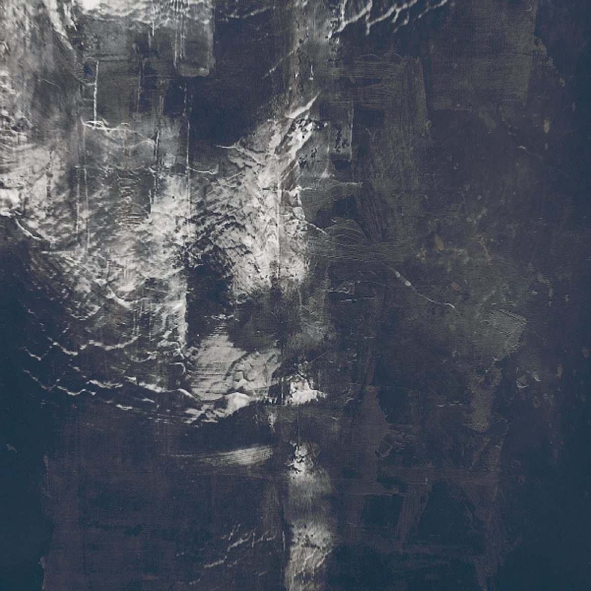 René Aquarius - Blight, dark textured image that may be a face