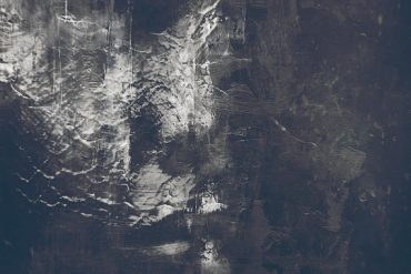 René Aquarius - Blight, dark textured image that may be a face