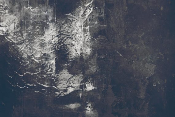 René Aquarius - Blight, dark textured image that may be a face