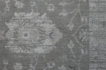 Yann Novak - The Future is a Forward Escape into the Past, grey embroidered carpet